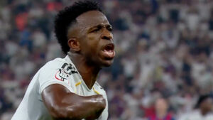 گل اول رئال مادرید به بارسلونا توسط وینیسیوس جونیور