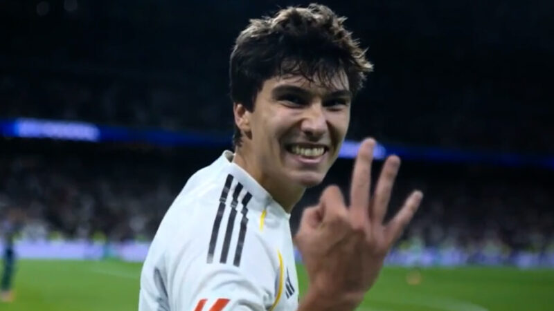 گل چهارم رئال مادرید به رئال بتیس با هتریک گونزالو گارسیا