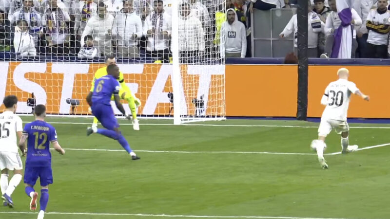 گل سوم رئال مادرید به موناکو توسط فرانکو ماستانتونو