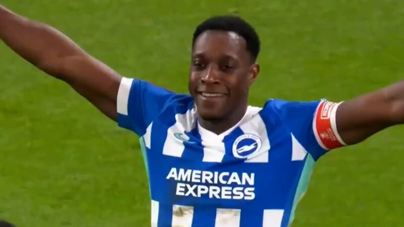 گل دوم برایتون به منچستریونایتد توسط دنی ولبک