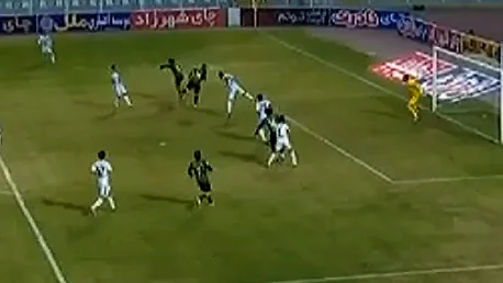 گل دوم خیبر به آلومینیوم توسط مهرداد قنبری