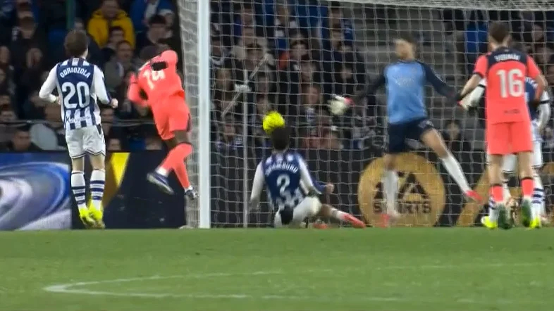 گل اول بارسلونا به رئال سوسیداد توسط مارکوس رشفورد