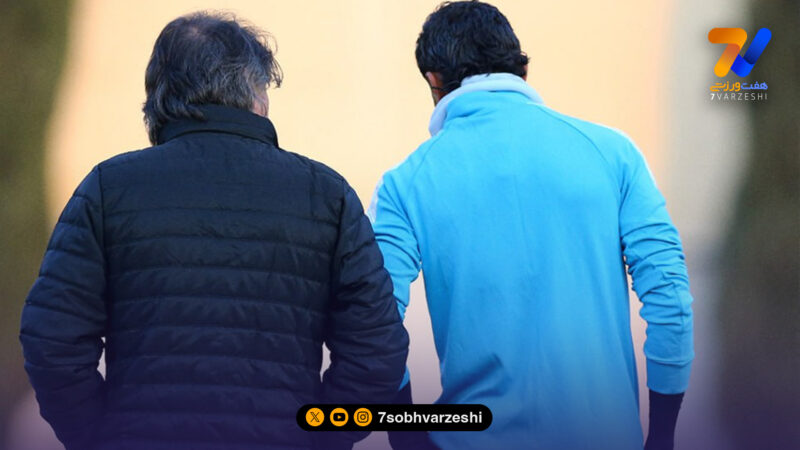 آشتی اجباری در تمرین استقلال؛ ساپینتو و رامین پای گفت‌وگو نشستند