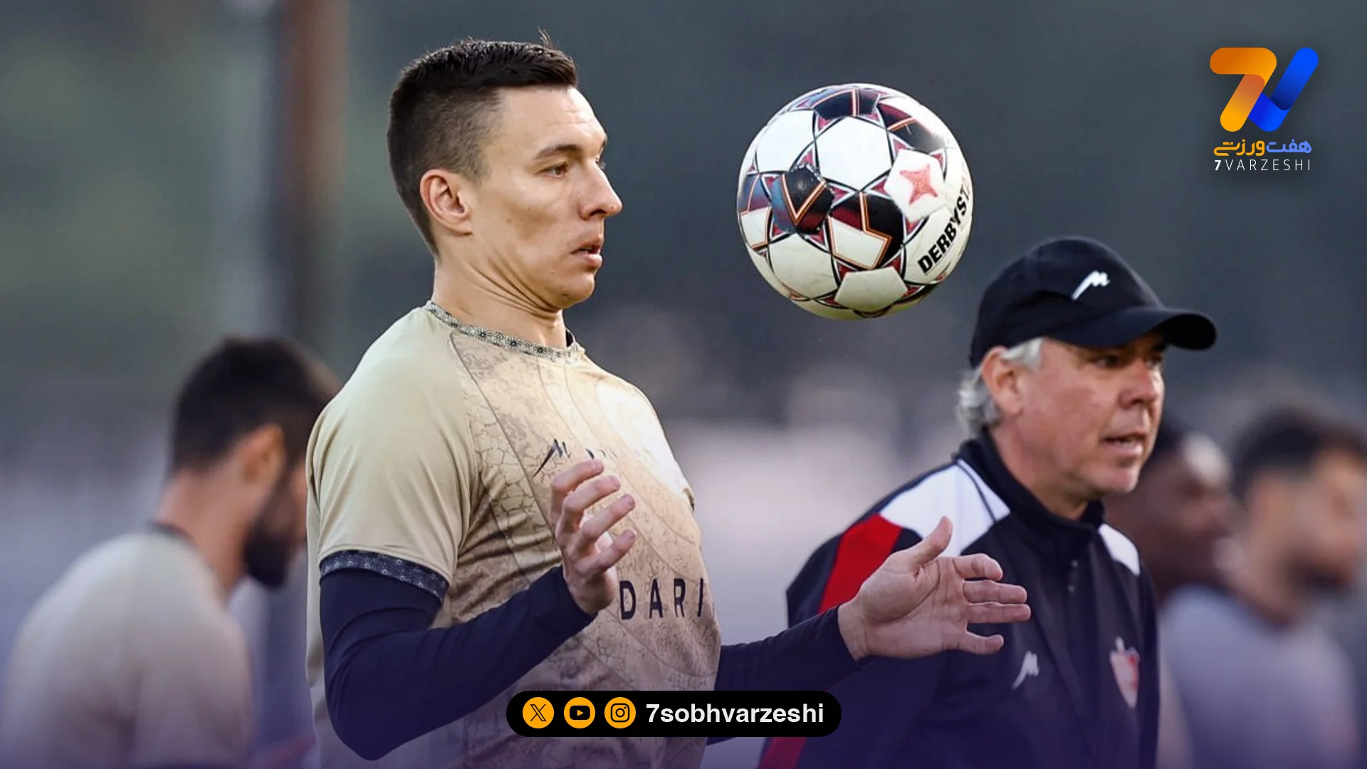 تصویری ادامه تمرینات پرسپولیس در قطر با حضور ایگور سرگیف - فوتبال