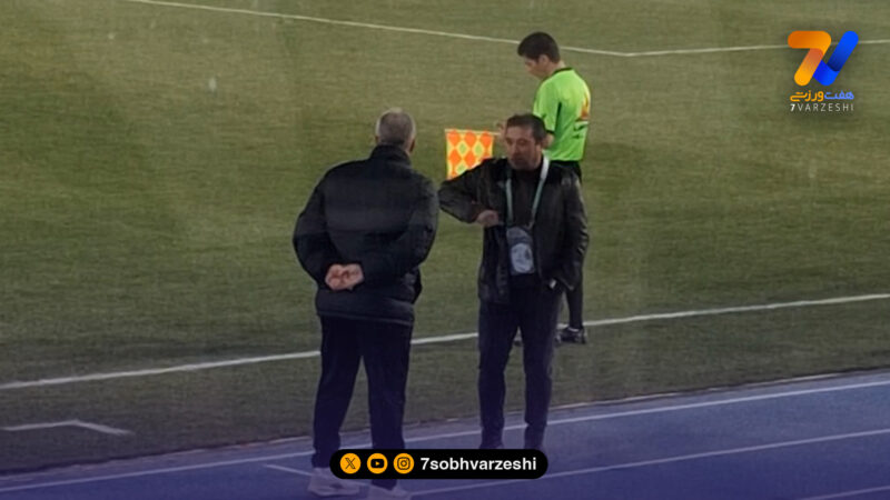 خداداد عزیزی به کمک داور؛ شجاع را با آرنج زدند!