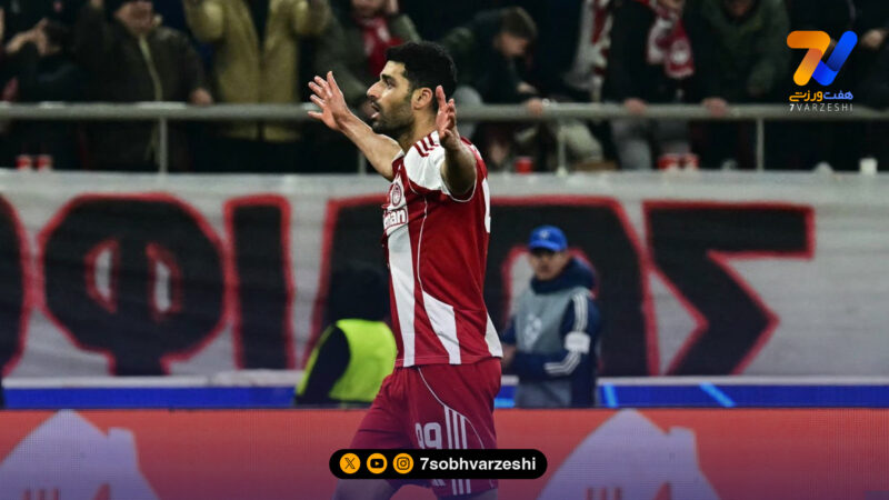 طارمی گل زد، المپیاکوس به 3 امتیاز ارزشمند در لیگ قهرمانان اروپا رسید