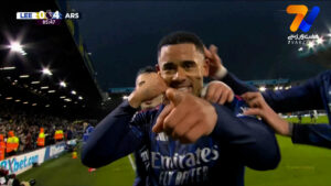 گل چهارم آرسنال به لیدز توسط گابریل ژسوس