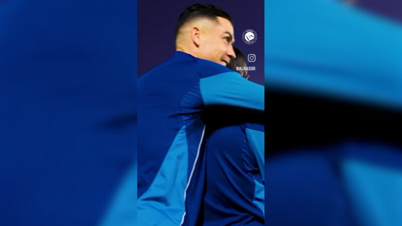 خوشامدگویی رونالدو به همبازی اش؛ قهرمان بیا در آغوشم