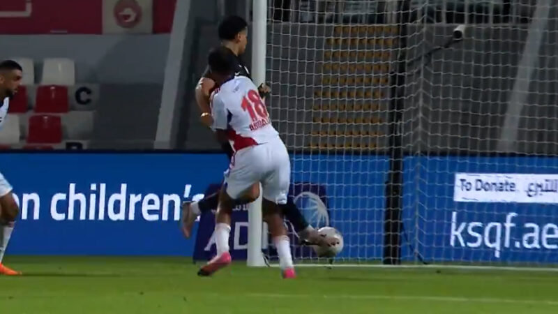 گل اول کلباء به شارجه روی پاس احمد نورالهی