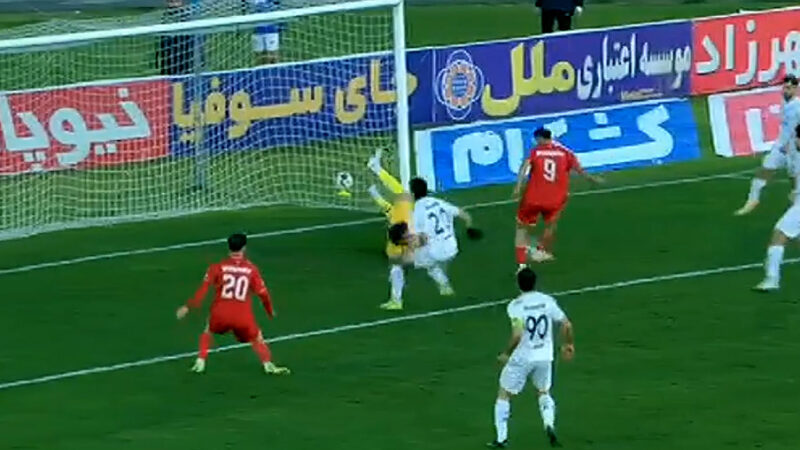 گل اول فولاد به ملوان توسط احسان محروقی