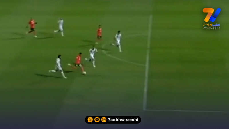 گل دوم مس رفسنجان به خیبر خرم آباد توسط فرنام عرب