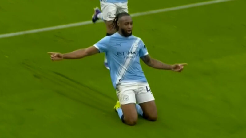 گل دوم منچسترسیتی به ولورهمپتون توسط آنتوان سمنیو