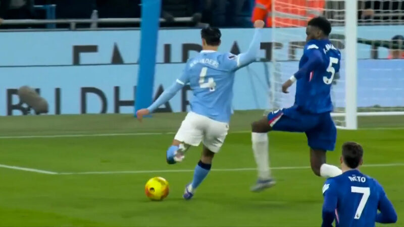 گل اول منچسترسیتی به چلسی توسط ریندرز