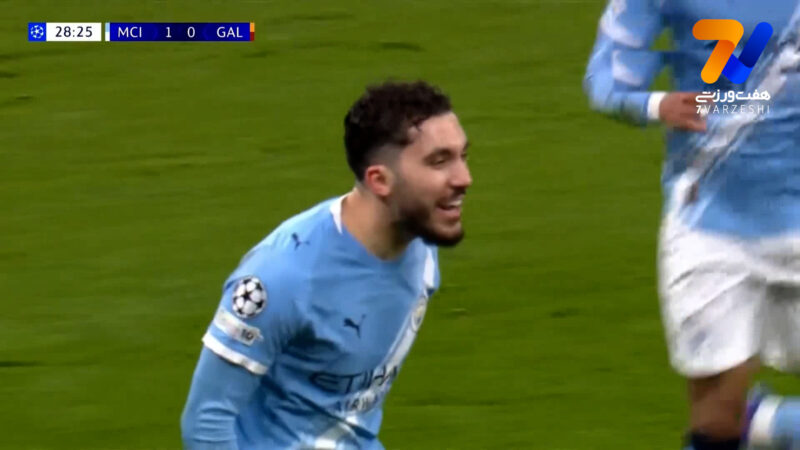 گل دوم منچسترسیتی به گالاتاسرای توسط شرکی