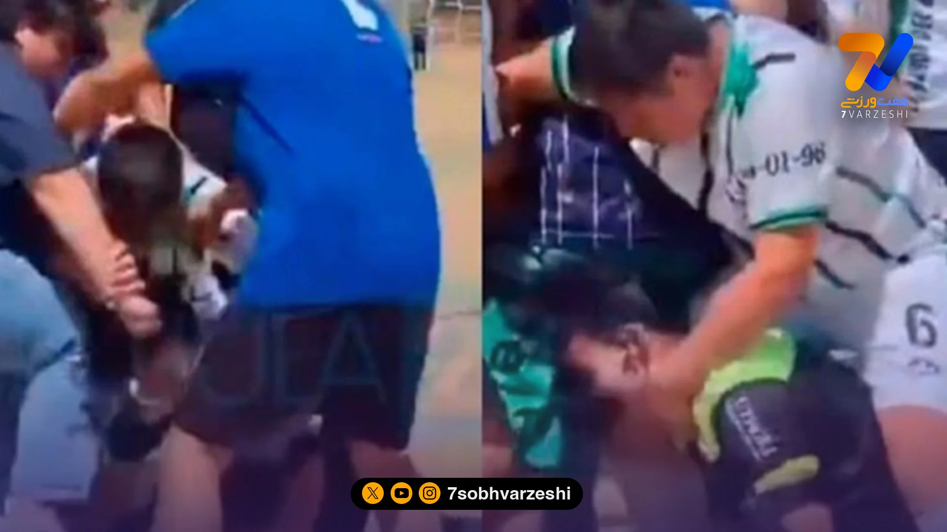 کتک‌کاری وحشیانه در فوتبال آرژانتین؛ داور زن راهی بیمارستان شد