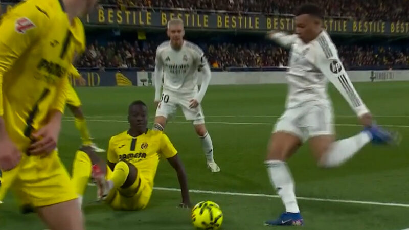 گل اول رئال مادرید به ویارئال توسط کیلیان امباپه