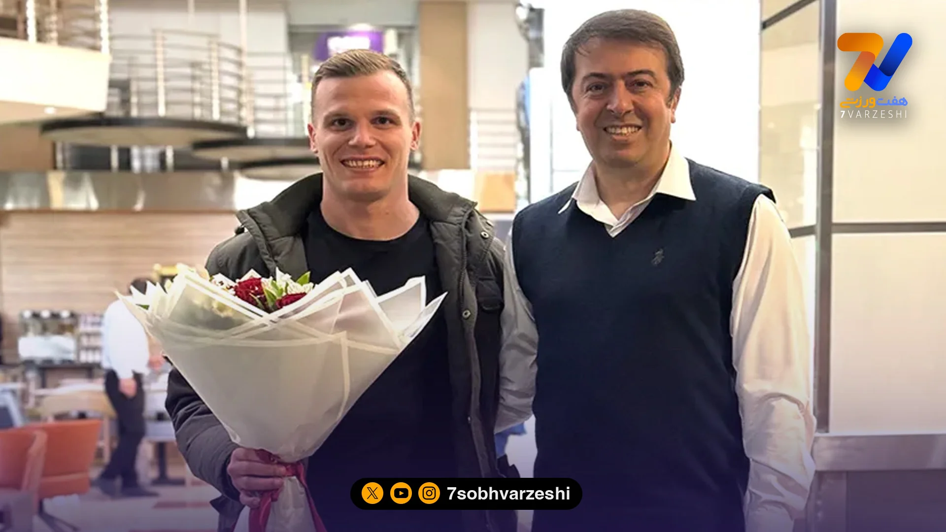 اولین عکس از ستاره جدید پرسپولیس در ایران!