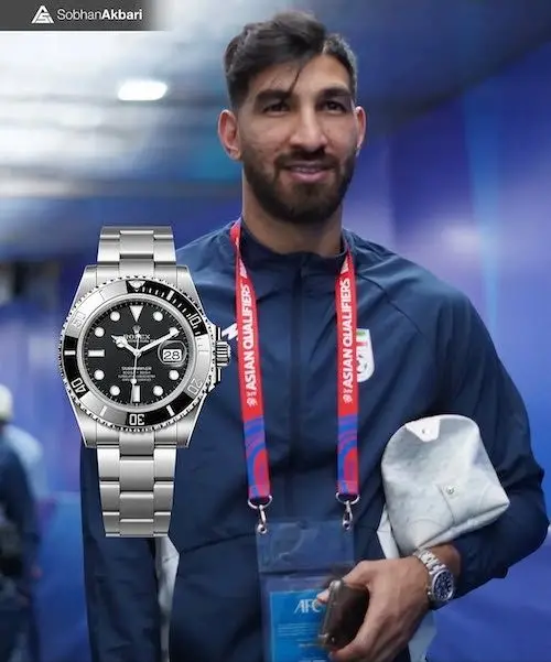 ساعت‌های بازیکنان تیم ملی ایران