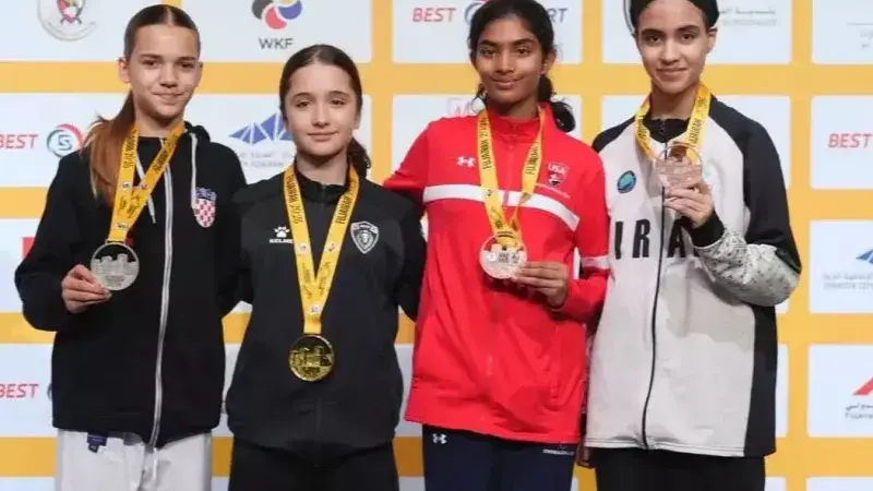 درخشش دختران کاراته‌ ایران در لیگ جهانی فجیره