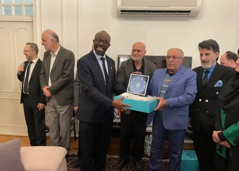 نشست دیپلماتیک در سفارت اروگوئه با حضور سفرای آمریکای جنوبی و نمایندگان فوتبال ایران