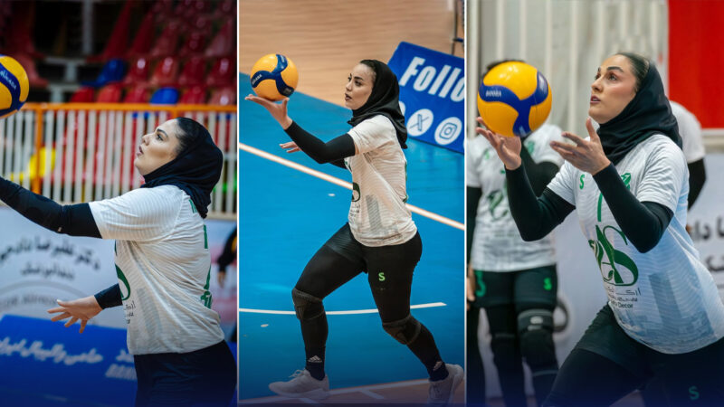 قاب ورزشی | مونا ‌و شبنم و آیتک و ساناز ستاره‌های لیگ والیبال زنان