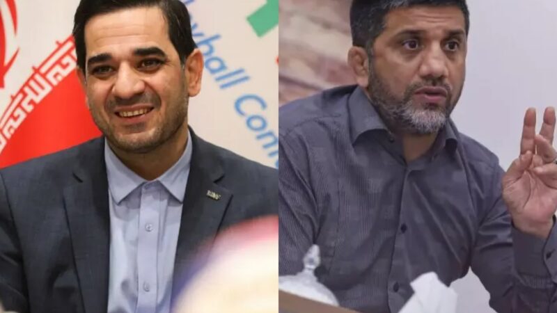 دوستی نزدیک روسای کشتی و والیبال