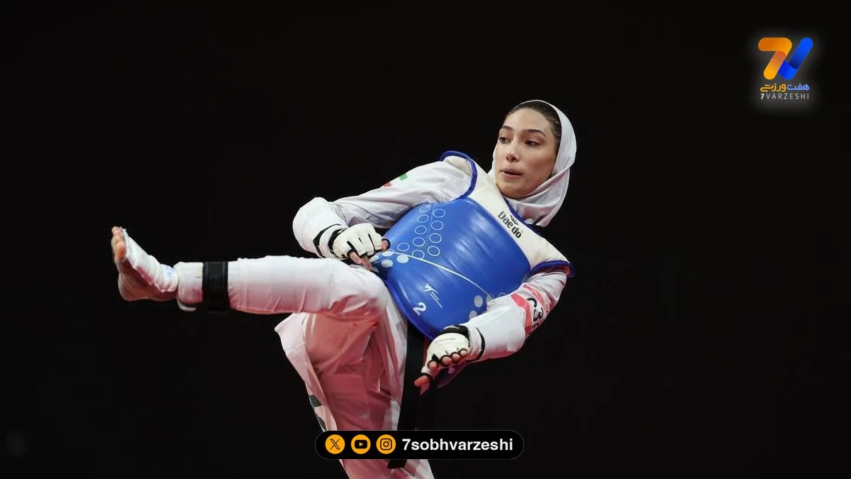 عکس یادگاری مبینا نعمت زاده در کنار مهروز ساعی