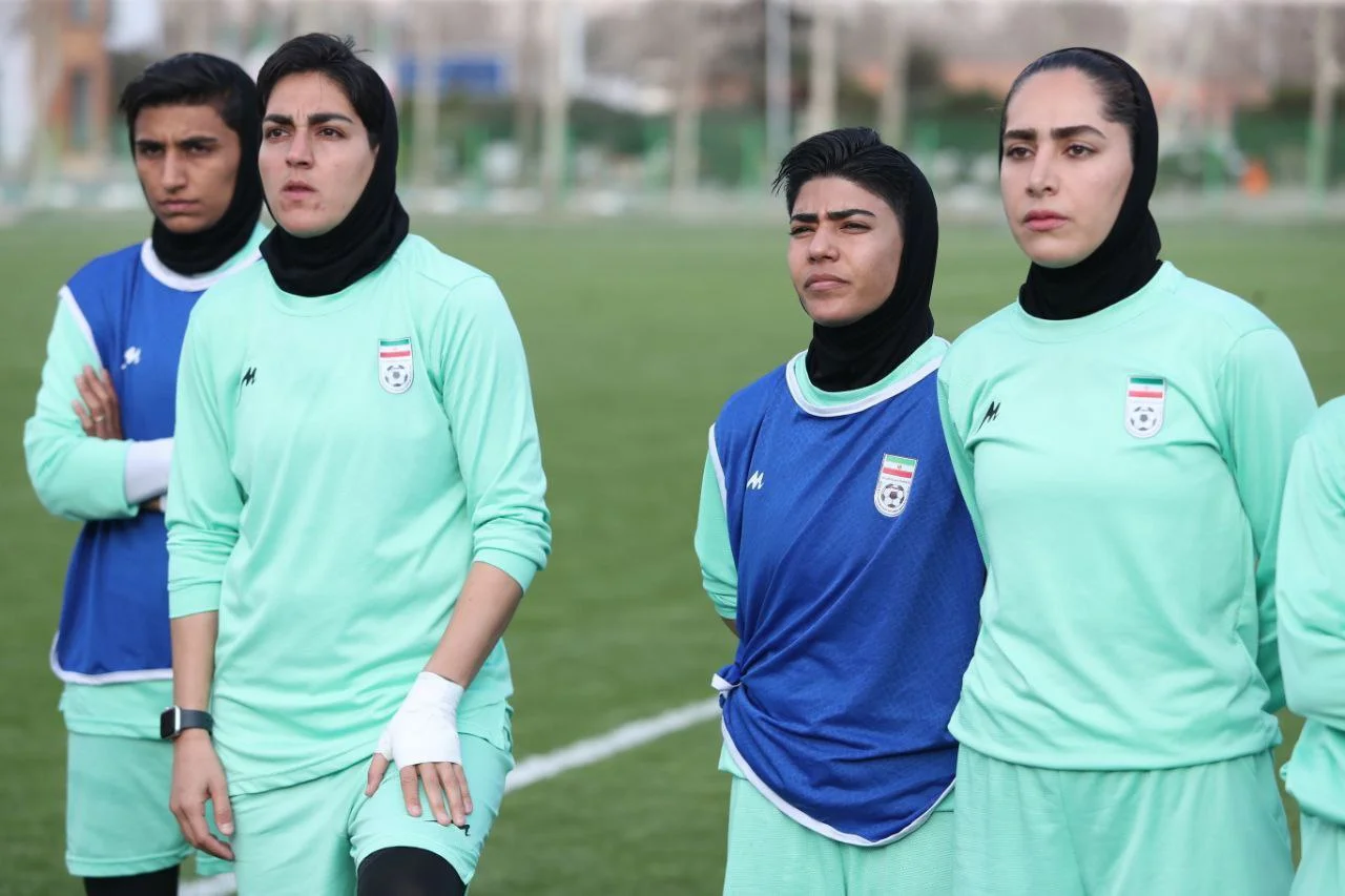 تمرین بانوان پیش از اعزام به جام ملت‌های آسیا - فوتبال