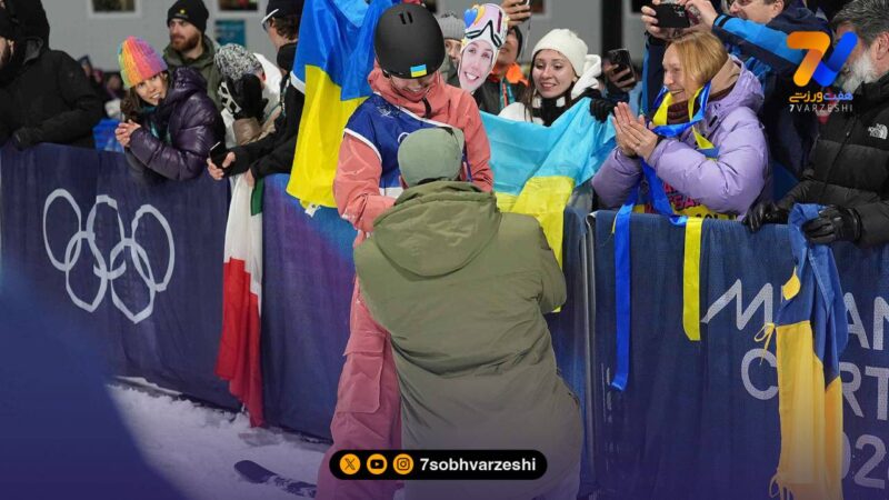 خواستگاری روی برف؛ لحظه زیبای المپیک زمستانی