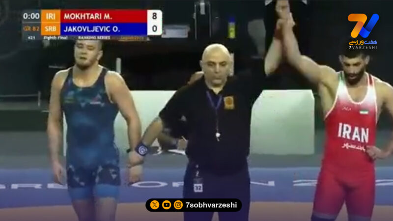 حسینوند هم به نیمه نهایی رسید/ آخرین نتایج کشتی فرنگی