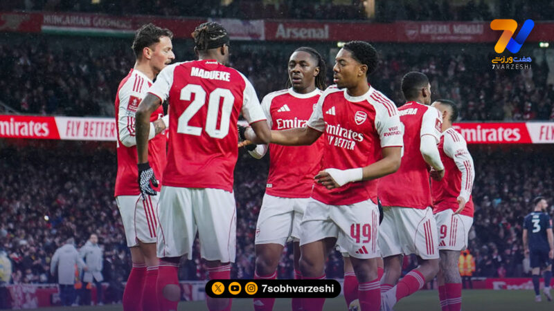 آتش‌بازی در امارات: آرسنال در ۱۶ دقیقه ویگان را تار و مار کرد!