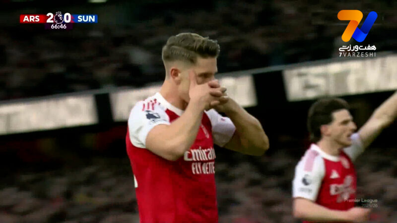 گل دوم آرسنال به ساندرلند توسط گیوکرش