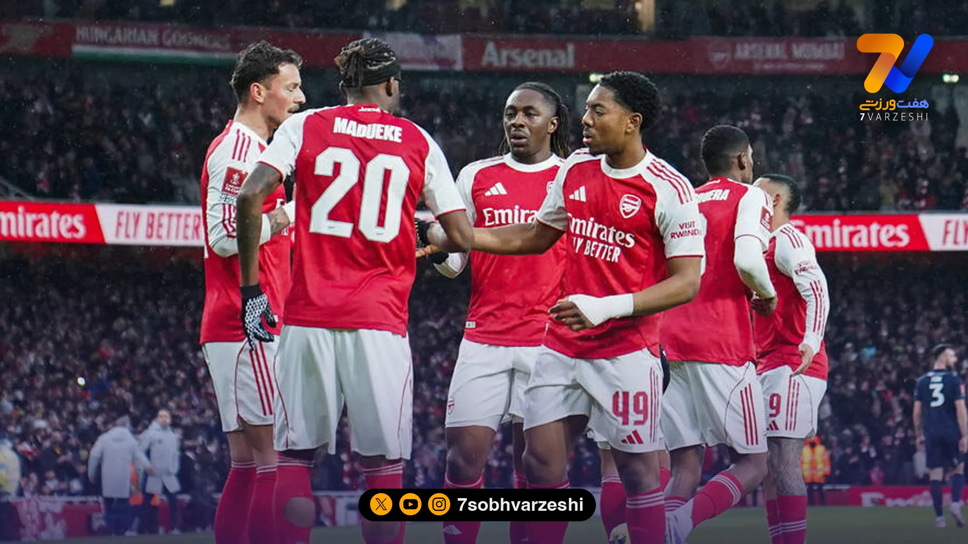 آتش‌بازی در امارات: آرسنال در ۱۶ دقیقه ویگان را تار و مار کرد - جام حذفی انگلیس