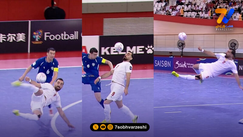 تمجید صفحه رسمی AFC از گل قیچی سعید احمدعباسی