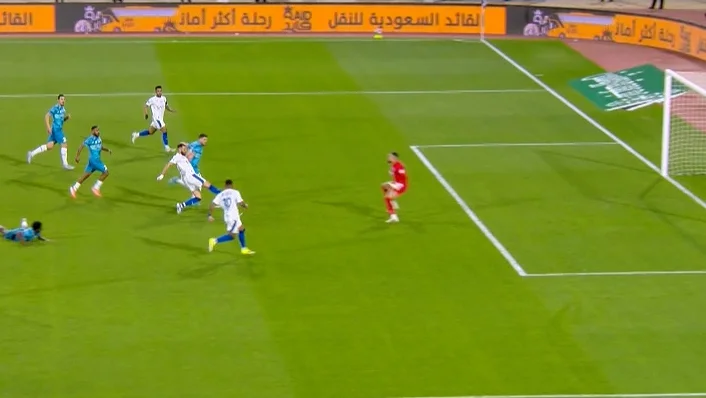 گل چهارم الهلال به الاخدود با پاس گل کریم بنزما