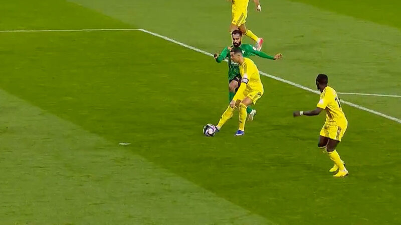 گل چهارم النصر به النجمه روی پاس کریستیانو رونالدو