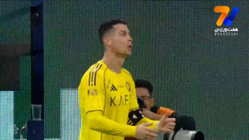 گل شماره 964؛گل چهارم النصر به الحزم توسط کریستیانو رونالدو