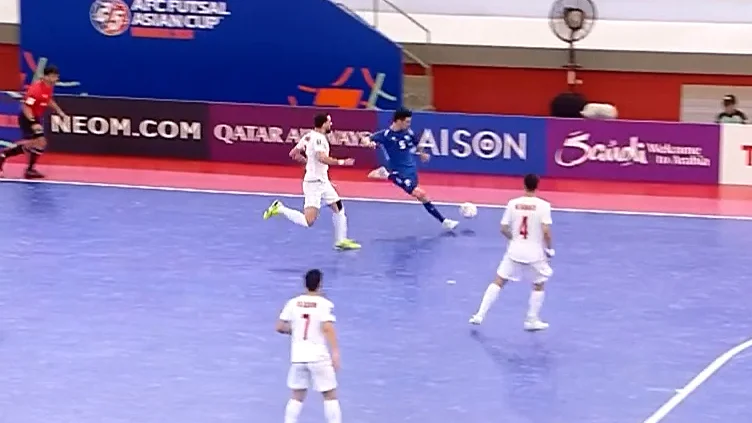 گل سوم فوتسال ازبکستان به ایران