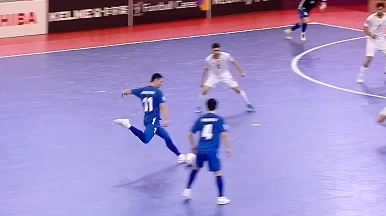 گل چهارم فوتسال ازبکستان به ایران