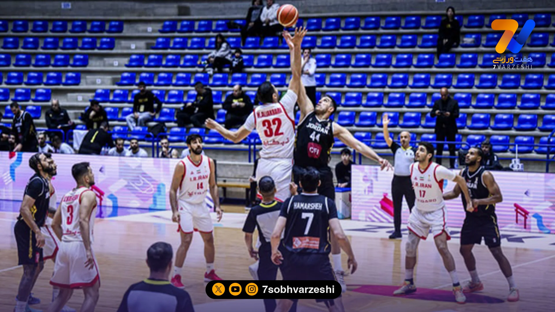 تیم ملی بسکتبال مقابل اردن ناکام ماند