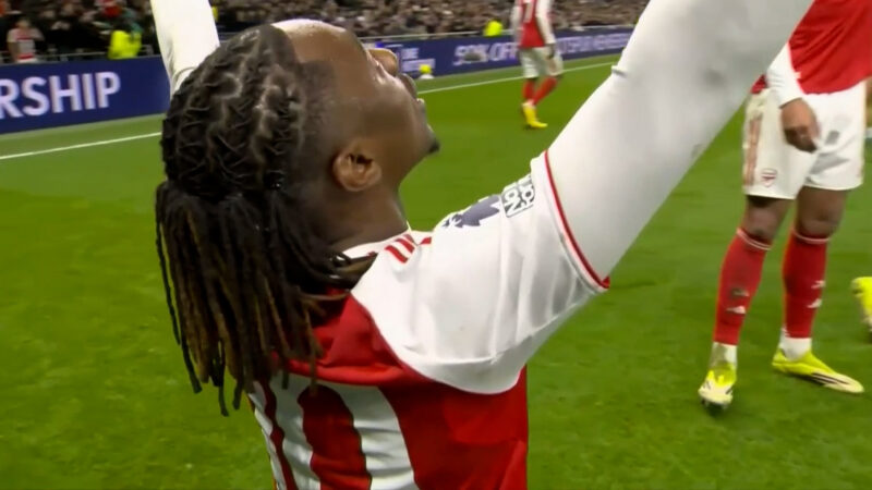 گل سوم آرسنال به تاتنهام توسط ابرچی ازه