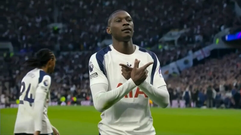 گل اول تاتنهام به آرسنال توسط رندال کولو موآنی