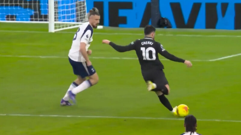 گل اول منچسترسیتی به تاتنهام توسط رایان چرکی