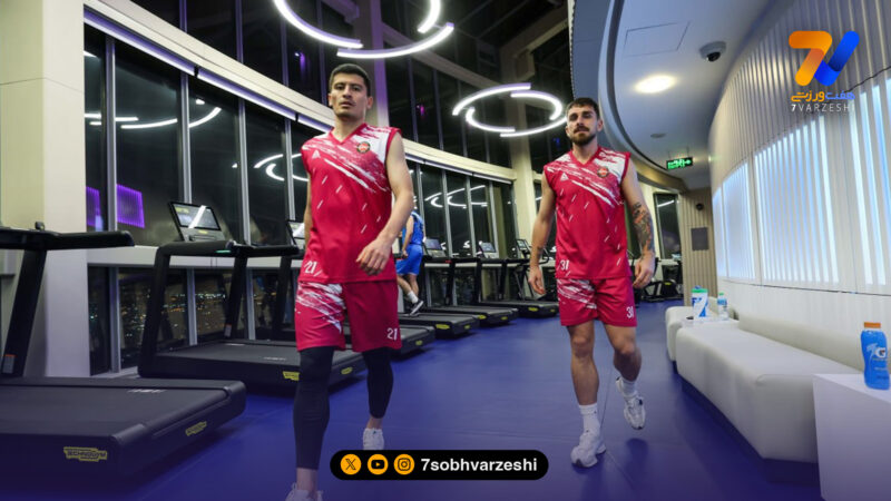 گزارش تصویری| تمرینات بدنی تراکتور در قطر