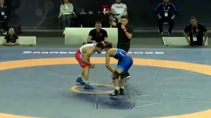 پیروزی خلیلی در 1/4نهایی کشتی زاگرب