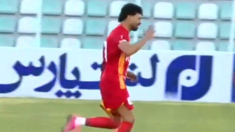 گل اول فولاد به خیبر خرم آباد توسط رامین رضاییان