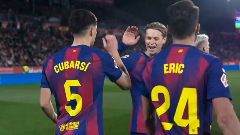 گل اول بارسلونا به خیرونا توسط پائو کوبارسی