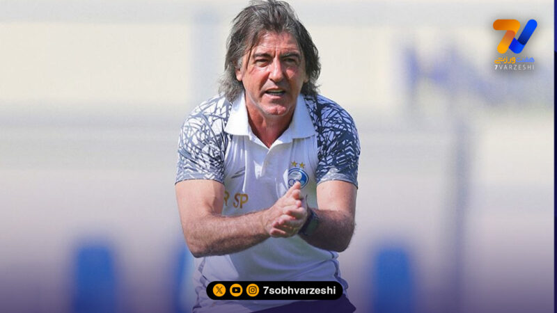 ساپینتو خودش مهاجمان استقلال را تمرین داد