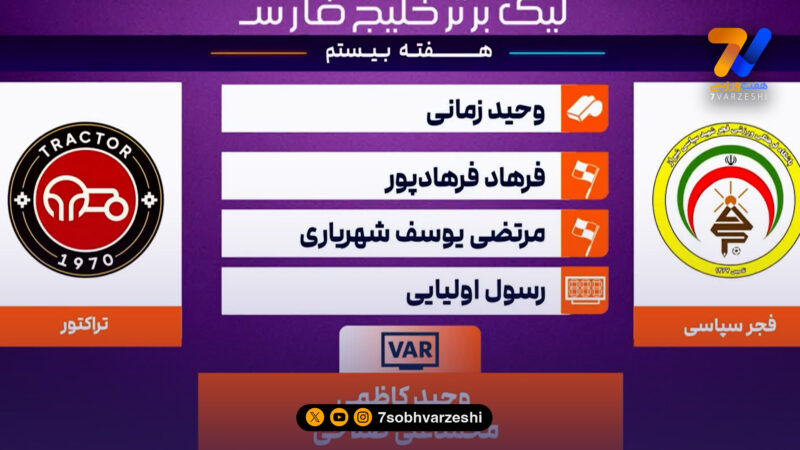 کارشناسی داوری فجرسپاسی  – تراکتور