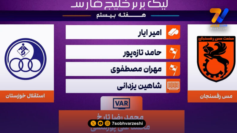 کارشناسی داوری مس رفسنجان – استقلال خوزستان